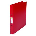 Q-Connect 25mm 2 Ring Binder Polypropylene A4 Red (Pack of 10) KF02008 KF02008
