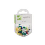 Q-Connect Push Pins Assorted (Pack of 250) KF02029Q KF02029Q