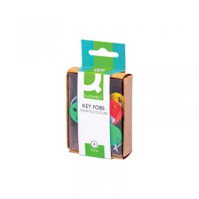 Q-Connect Key Fobs 6 Assorted (10 Pack) KF02036Q KF02036Q