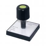 The Q-Connect Stamps Q-Connect Voucher for Custom Rubber Stamp is a versatile tool for creating custom impressions. Measuring 75x35mm, this rubber stamp is perfect for a variety of uses. The Q-Connect logo is prominently displayed on the handle, giving it a professional look.