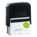 Q-Connect Voucher for Custom Self-Inking Stamp 35 x 12mm KF02110 KF02110