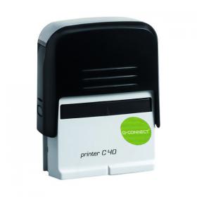 Q-Connect Voucher for Custom Self-Inking Stamp 57x20mm KF02112 KF02112
