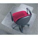 The Q-Connect Chair Mats feature a clear design with a studded underside for a secure grip. Made of durable PVC, this mat measures 1346x1143x2mm and is perfect for protecting your floors from scratches and scuffs.