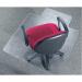 The Q-Connect Chair Mats feature a clear design with a studded underside for a secure grip. Made of durable PVC, this mat measures 1346x1143x2mm and is perfect for protecting your floors from scratches and scuffs.