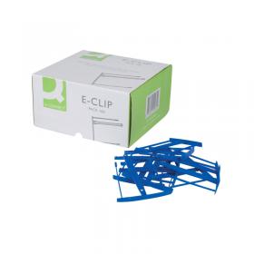 Q-Connect Binding E-Clip Blue (100 Pack) KF02282 KF02282