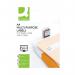 Q-Connect Name Badge Inserts 40x75mm 12 per Sheet Pack of 25 KF02288 KF02288