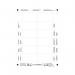 Q-Connect Name Badge Inserts 40x75mm 12 per Sheet Pack of 25 KF02288 KF02288
