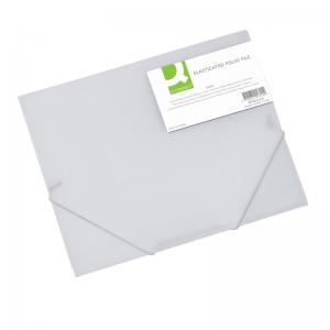 Q-Connect A4 Clear Elasticated Folder KF02315 KF02315