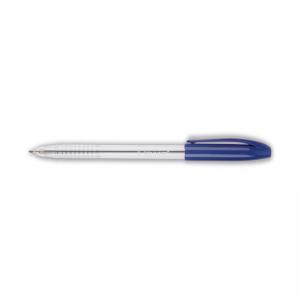 Q-Connect Grip Stick Ballpoint Pen Medium Blue 20 Pack KF02458 KF02458