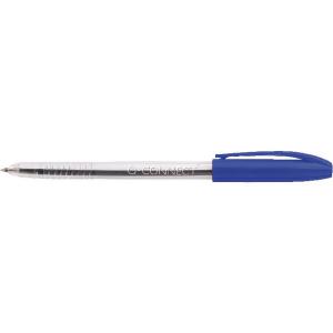 Photos - Pen Q-Connect Grip Stick Ballpoint  Medium Blue Pack of 20 KF02458 