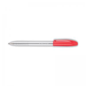 Q-Connect Grip Stick Ballpoint Pen Medium Red Pack of 20 KF02459