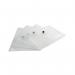The image shows a pack of clear A5 document folders, including 12 popper wallets and zip files by Q-Connect made of polypropylene material. The wallets and files have a professional and sleek appearance, ideal for organizing and storing important documents.
