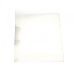 Q-Connect 2 Ring Binder Frosted A4 Clear (25mm capacity and has a spine label) KF02487 KF02487