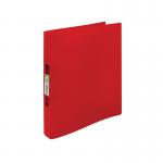 The photo shows a set of 12 Q-Connect ring binders in assorted colors. Each binder has 2 rings and is designed to hold A4 sized papers. The frosted finish gives them a modern and sleek look. They are perfect for organizing and storing important documents.