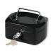 Q-Connect Cash Box 6 Inch Black KF02601 KF02601