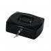 Q-Connect Cash Box 10 Inch Black KF02603 KF02603