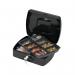 Q-Connect Cash Box 10 Inch Black KF02603 KF02603