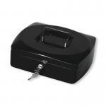 Q-Connect Cash Box 10 Inch Black KF02603 KF02603