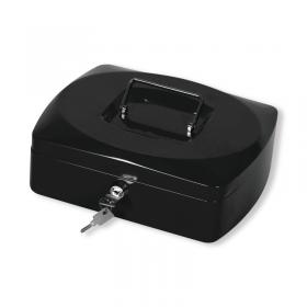 Q-Connect Cash Box 10 Inch Black KF02603 KF02603