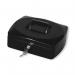 Q-Connect Cash Box 10 Inch Black KF02603 KF02603