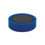 Q-Connect Magnet 25mm Blue Pack of 10 KF02640 KF02640