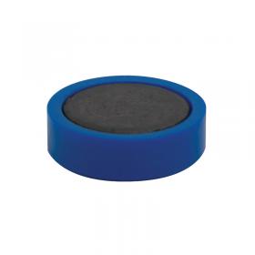 Q-Connect Magnet 25mm Blue Pack of 10 KF02640 KF02640