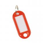 Q-Connect Key Fobs with 2 Punched Holes Red Pack of 100 KF02691 KF02691