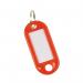 Q-Connect Key Fobs with 2 Punched Holes Red Pack of 100 KF02691 KF02691