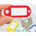 Q-Connect Key Fobs with 2 Punched Holes Red Pack of 100 KF02691 KF02691