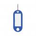 Q-Connect Key Fobs with 2 Punched Holes Blue Pack of 100 KF02694 KF02694