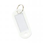 Q-Connect Key Fobs with 2 Punched Holes White Pack of 100 KF02695 KF02695
