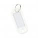 Q-Connect Key Fobs with 2 Punched Holes White Pack of 100 KF02695 KF02695