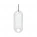 Q-Connect Key Fobs with 2 Punched Holes White Pack of 100 KF02695 KF02695