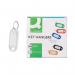 Q-Connect Key Fobs with 2 Punched Holes White Pack of 100 KF02695 KF02695
