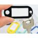 Q-Connect Key Fobs with 2 Punched Holes Black Pack of 100 KF02696 KF02696