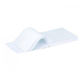 Q-Connect 11x9.5 Inches 2-Part NCR White and Pink Plain Listing Paper (Pack of 1000) KF02708 KF02708