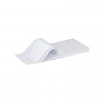 This picture features a pack of Q-Connect Listing Paper, with 3 parts and NCR perforated sheets. The size is 11x9.5 inches and it contains 700 sheets. The paper is plain and the pack is labeled with the product name.