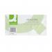 The image shows a stack of Q-Connect DL envelopes. The envelopes are plain and have a self-seal closure. They are made of 80gsm white paper and come in a pack of 1000.