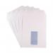 Q-Connect C5 Envelopes Window Pocket Self Seal 90gsm White (Pack of 20x25) KF02718 KF02718