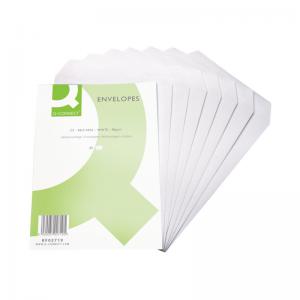 Q-Connect C5 Envelopes Pocket Self Seal 90gsm White Pack of 500