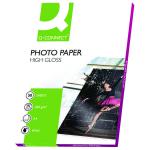 Q-Connect A4 White High Gloss Photo Paper 260gsm (Pack of 50) KF02772 KF02772