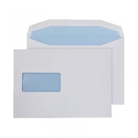 Q-Connect Machine Envelope 162x238mm Window Gummed 90gsm White (Pack of 500) KF02898 KF02898