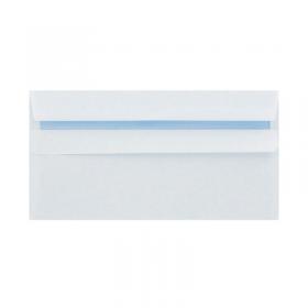 Q-Connect DL Envelopes Plain Wallet Peel and Seal 100gsm White (500 Pack) 1P04 KF02951