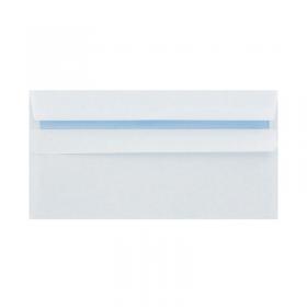 Q-Connect DL Envelopes Plain Wallet Peel and Seal 100gsm White (500 Pack) 1P04 KF02951