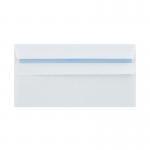 Q-Connect DL Envelopes Plain Wallet Peel and Seal 100gsm White (500 Pack) 1P04 KF02951