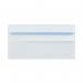 Q-Connect DL Envelopes Plain Wallet Peel and Seal 100gsm White (500 Pack) 1P04 KF02951