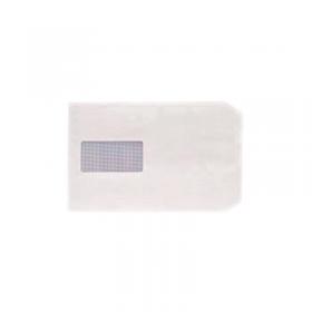 Q-Connect C5 Envelopes Window Pocket Peel and Seal 100gsm White (Pack of 500) IP53 KF03290