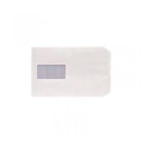 Q-Connect C5 Envelopes Window Pocket Peel and Seal 100gsm White (Pack of 500) KF03290 KF03290