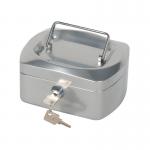 Q-Connect Cash Box 6 Inch Universal Coin Tray Silver KF03316 KF03316