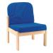 Arista Blue Beech Veneer Reception Seat KF03325